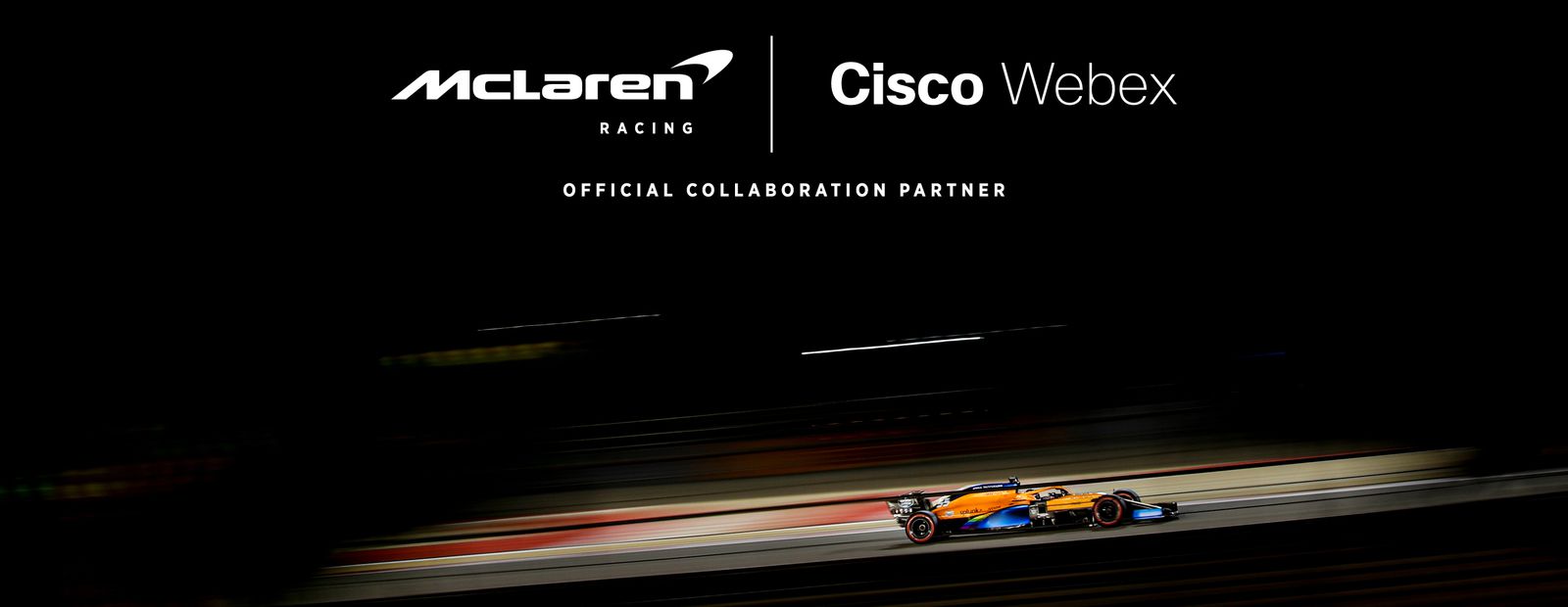 McLaren Racing - Cisco Webex named official cooperation partner of the McLaren Formula 1 team