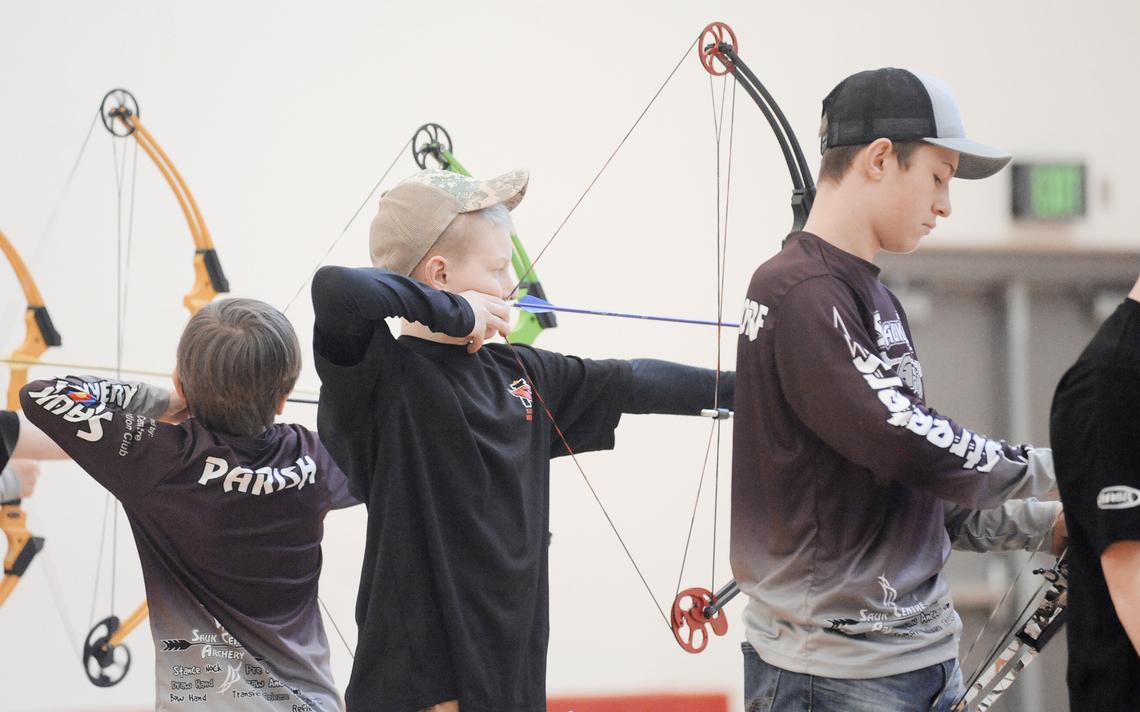 Ian Johnson and Nicolas Witt led the archers of Alexandria on the