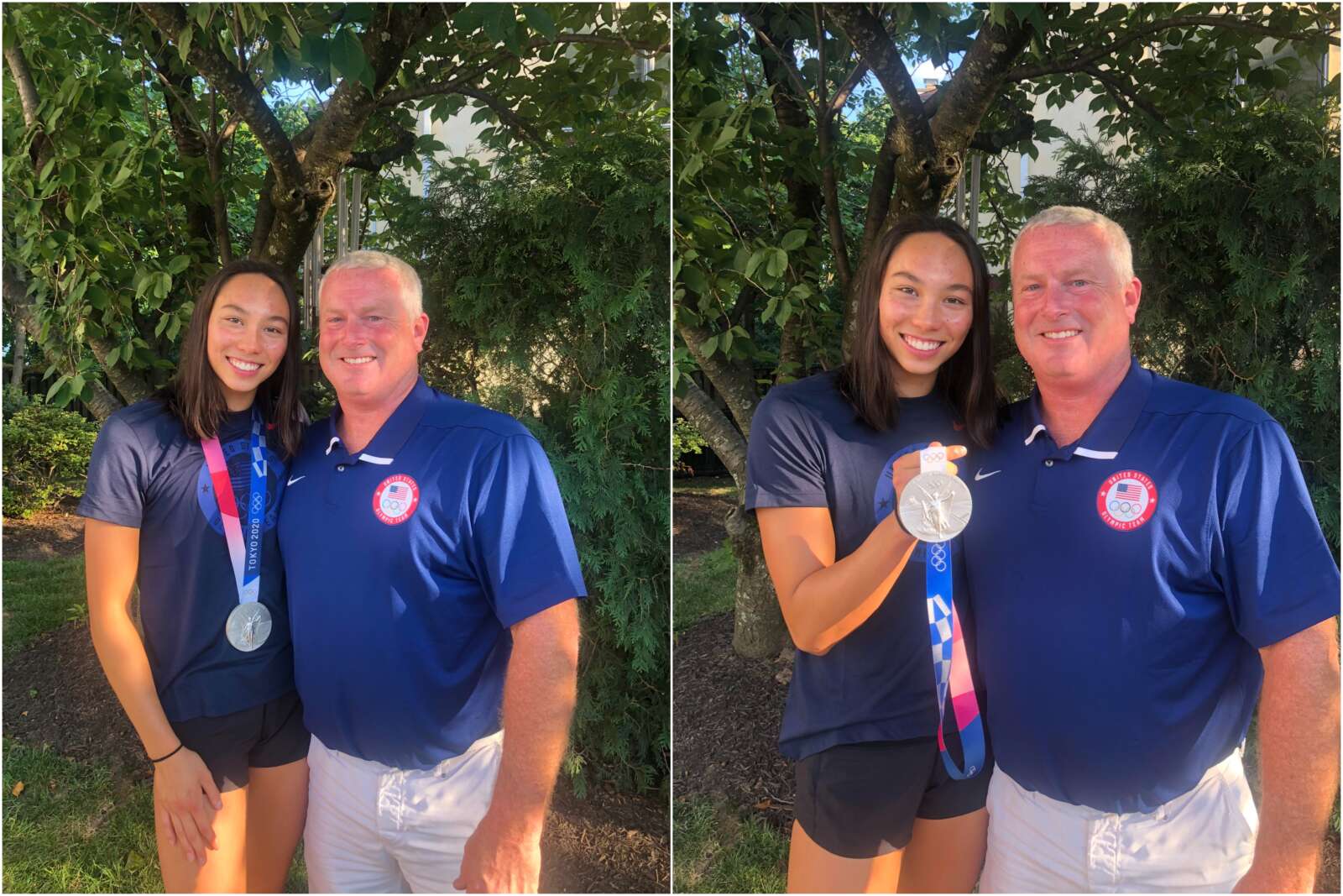 Arlington Olympic Champion Torri Huske and her coach reflect on the